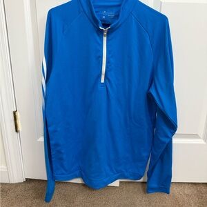 Adidas Blue Athletic 1/4 Zip
